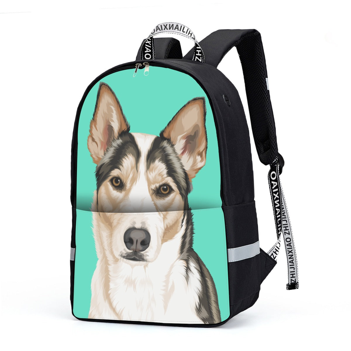 Custom Backpack: Orig. Face Art (Dog, Cat, Human Face)